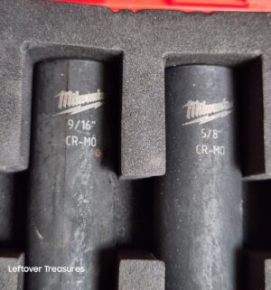 n231- Milwaukee SHOCKWAVE Impact Duty Deep Well Socket 1/2" Drive Set - Image 3