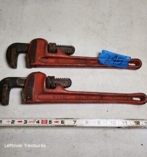 n245- Klein 14 inch pipe wrenches