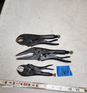 n261- US PRO 1676 4pc Locking Pliers Set