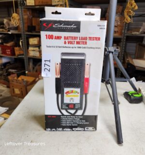 n271- Schumacher BT-100 is a 100-amp battery load tester and voltmeter