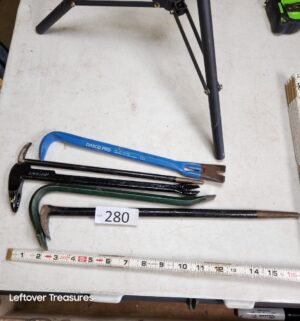 n280- crowbars, wrecking bars