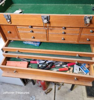 n300- Falconer Tool Classic Oak 12 Drawer Journeyman Toolmakers Chest - Image 3
