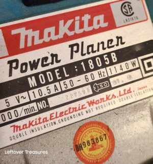 n350- Makita Power Planer Model 1805B - Image 3