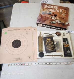 n360- vintage deluxe shooters kit, vintage NRA targets
