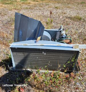 n376- Condenser Unit w/ 2 coil. Sold as scrap