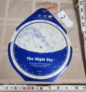 o2- The Night Sky 2 sided planisphere