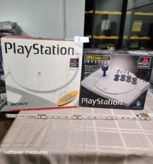 o7- Vintage Playstation 1 Box & Specialized Joy Stick Boxes only!