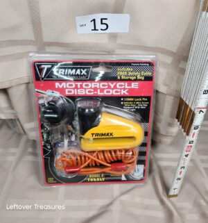 o15- Trimax motorcycle disc lock