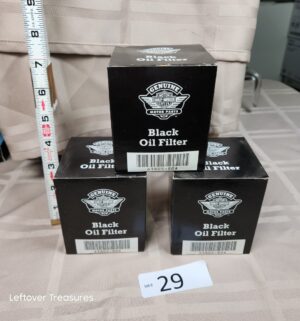 o29- Harley Davidson Black Oil Filters 63805-80a