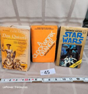 o45- Don Quixote. Clockwork Orange. Star Wars Paperback books - Image 1