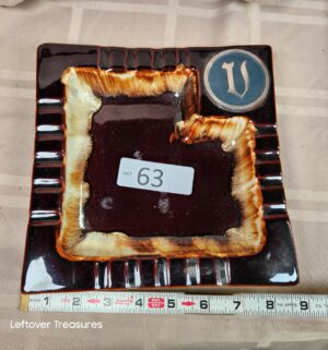 o63- Pfaltzgraff ceramic ashtray - Image 1