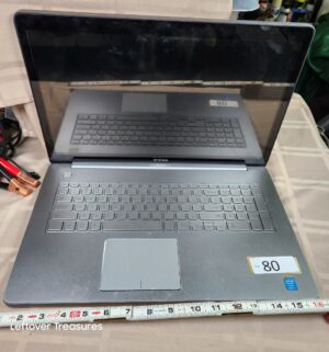 o80- Dell Inspiron 17 Windows 8. Intel i7. No code, no cord, condition unknown - Image 1