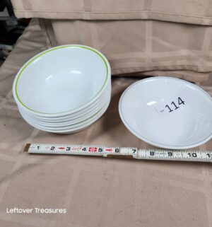 o114- vintage Corelle cereal bowls Spring Meadow - Image 1