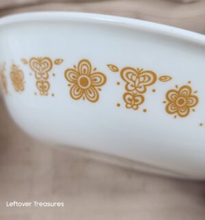 o115- vintage Corelle Butterfly Gold cereal or soup bowls - Image 2
