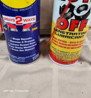 o126- WD40. nuts off. Full - Image 2