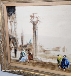 o158- Mid Century Ludovico De Luigi Original Piazza San Marco in Venice - Image 2