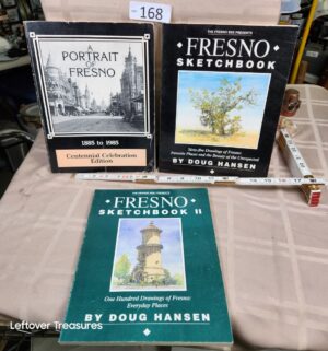 o168- Fresno Sketch books, portrait of fresno - Image 1