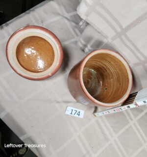 o174- Vintage pottery jar - Image 2