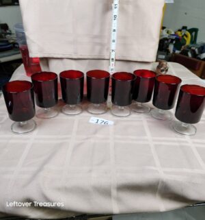 o176- vintage Luminarc Arcoroc Cavalier glasses - Image 1