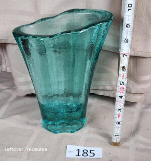 o185- Fire & Light recycled art glass vase Aurora design - Image 1