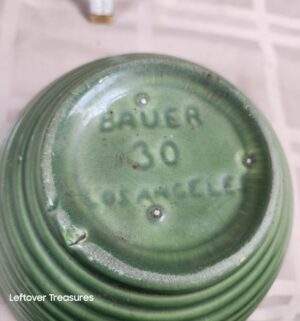 o187- Bauer Pottery Ringware Nesting Mixing Bowl 30 - Image 3
