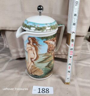 o188- Zengo Flight of Angels porcelain French press - Image 2