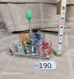 o190- Mid-Century Modern barware kit - Image 1
