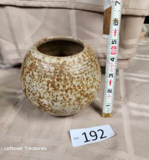 o192- Mid Century Signed Pottery Vase - Image 1