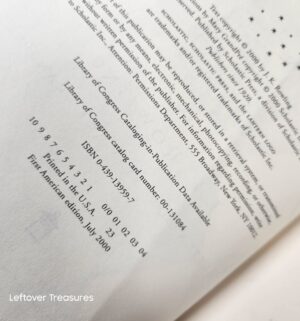 o201- Harry Potter 1st edition books - Image 2