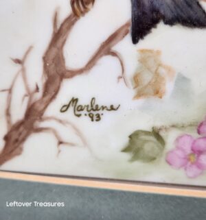 o205- Marlene 93 Framed tile art - Image 2