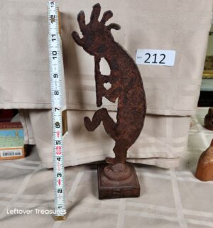 o212- cast iron Kokopelli flute player - Image 1
