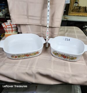 o214- corning ware spice of life dishes - Image 1