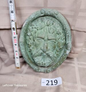 o219- cement Bacchus wall plaque - Image 1
