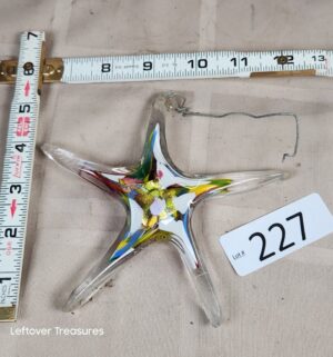 o227- Luke Adams Glass Star - Image 1