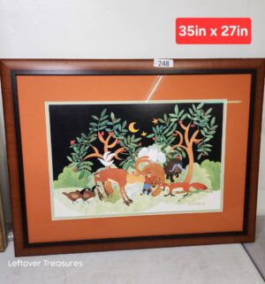 o248- Peaceable Alaska by the renowned Alaskan artist Rie Munoz - Image 1