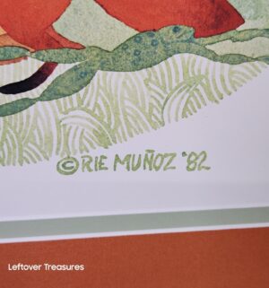 o248- Peaceable Alaska by the renowned Alaskan artist Rie Munoz - Image 2