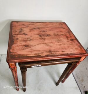 o257- Vintage Henredon Nested table set. 2 are painted - Image 4