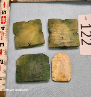 p122- hand-carved stone Faces in a Pre-Hispanic or Mesoamerican style - Image 3
