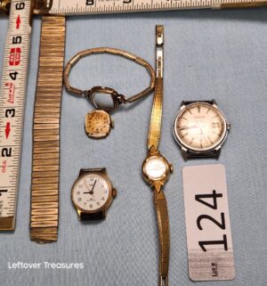 p124- vintage watch collection