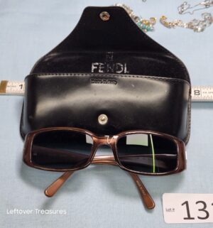 p131- vintage Fendi Italy reading glasses