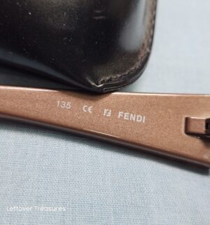 p131- vintage Fendi Italy reading glasses - Image 3