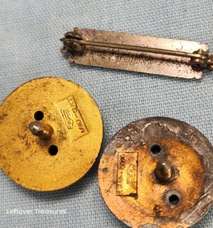 p146- sterling silver and gold filled pins - Image 4