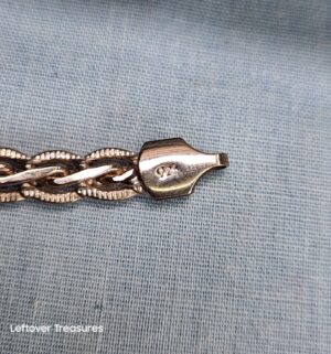 p155- Sterling Silver Braided Bracelet - Image 3