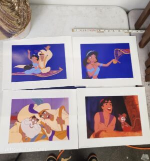 p164- Aladdin 2004 Disney Store exclusive lithograph portfolio set