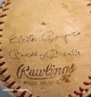 p179- vintage Rawlings Official League baseball. Live ink signatures. Not verified, buyer beware - Image 6