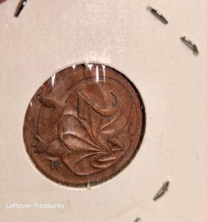 p196- 1979 Franc, 1917 one penny, 2c Aussie coin - Image 3
