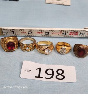 p198- mens fashion ring collection