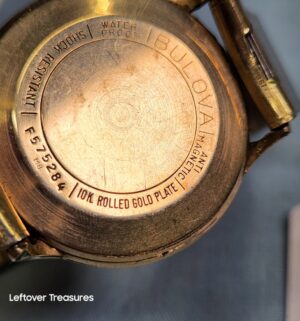 p200- Bulova 10k rolled gold watch - Image 3
