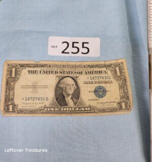 p255- 1935G $1 Silver Certificate Star Note