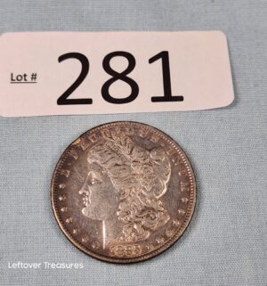 p281- 1885 Morgan Silver Dollar